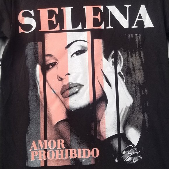 New "Selena – Amor Prohibido" Unisex Silkscreen T-Shirt. Available In Small–3XL - Picture 2 of 2